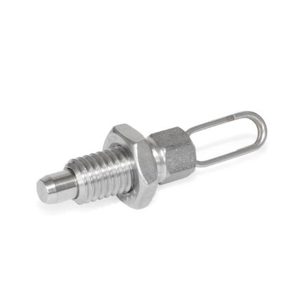 Jw Winco JW Winco GN717-6-M12X1.5-DK-NI Indexing Plunger 717-6-M12X1.5-DK-NI